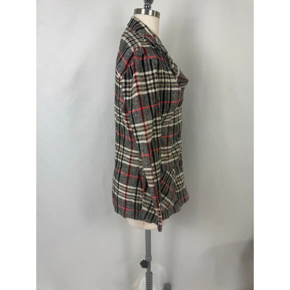 Vintage 70's NPC Fashions Blazer Jacket Plaid Work Button Lightweight Business - Picture 2 of 10